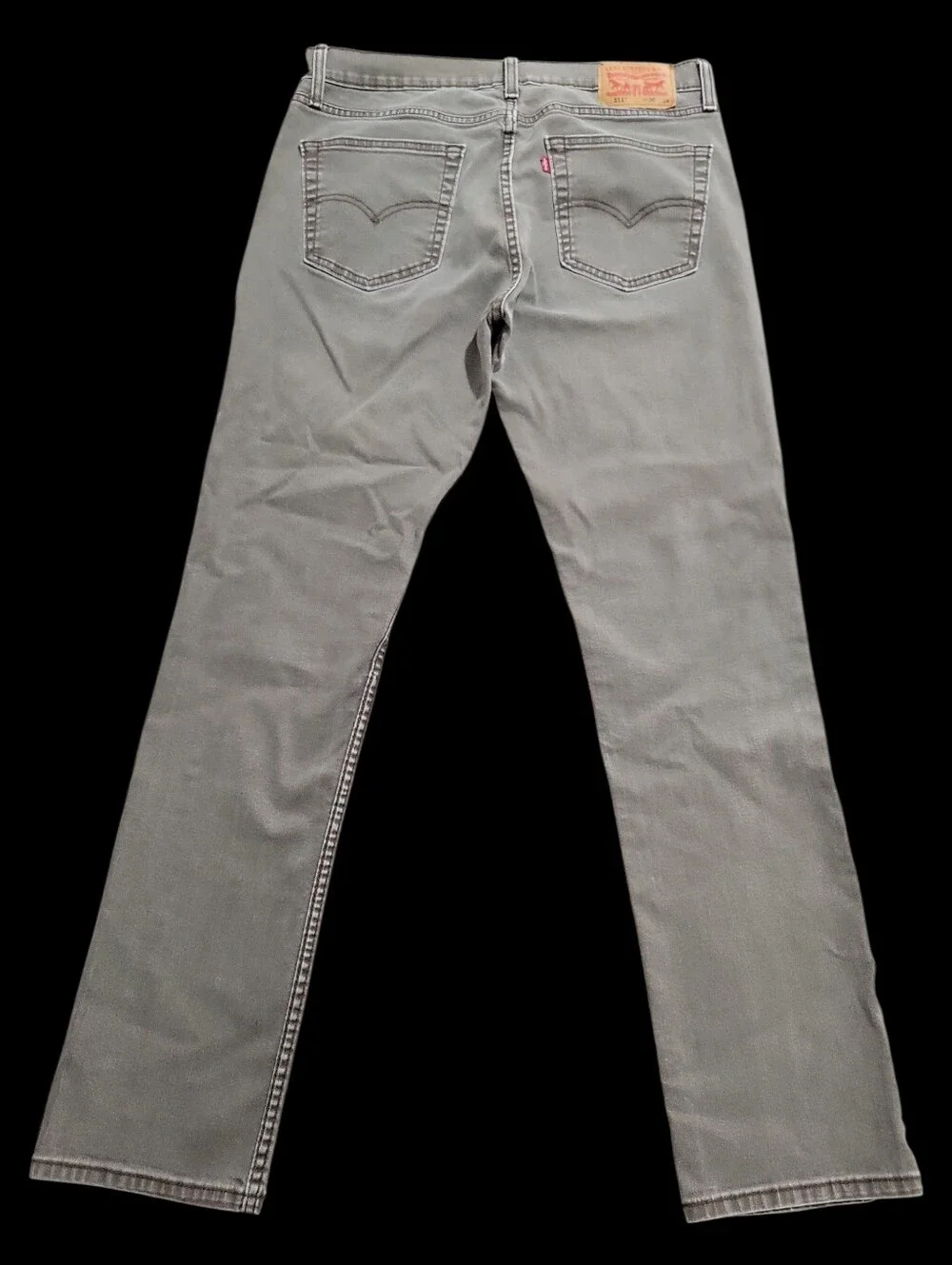 Levi’s Men’s Gray/Brown 511 Slim Fit Stretch Denim Jeans Low Rise 5-Pocket 36×34